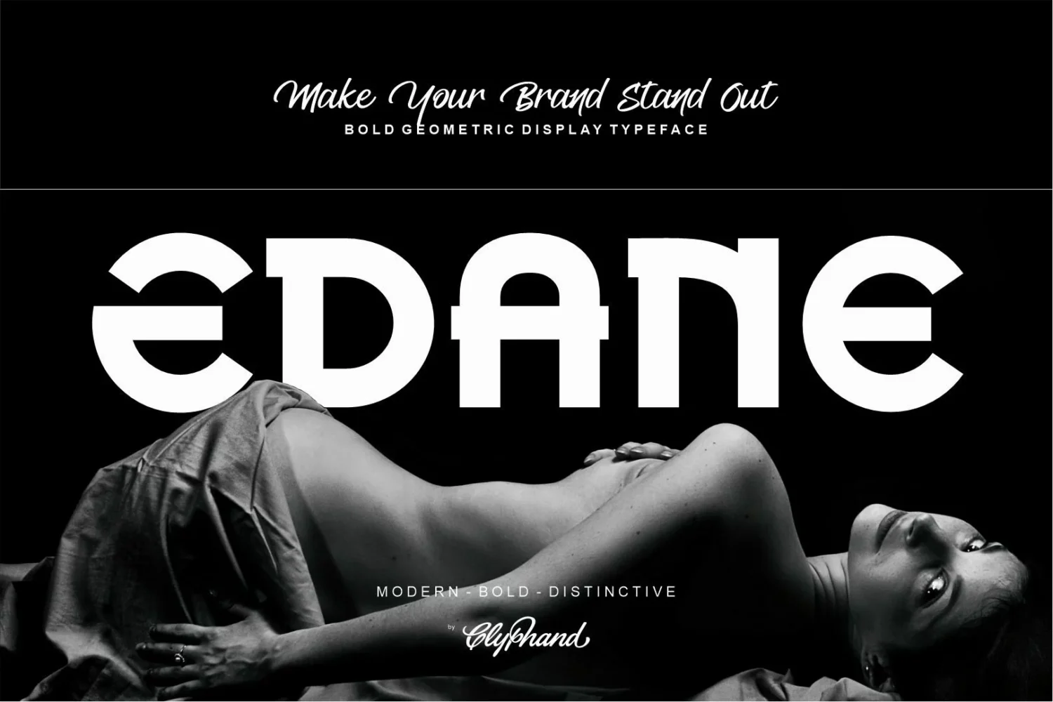 Bold Geometric Display Font Family