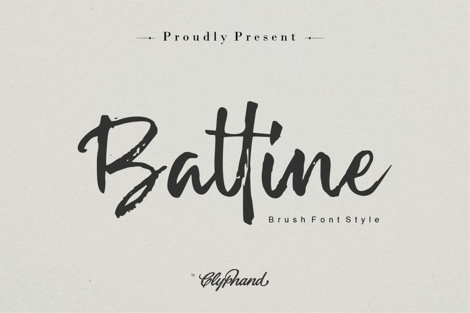 brush font