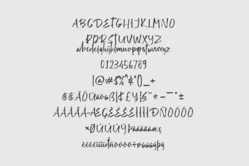 brush font