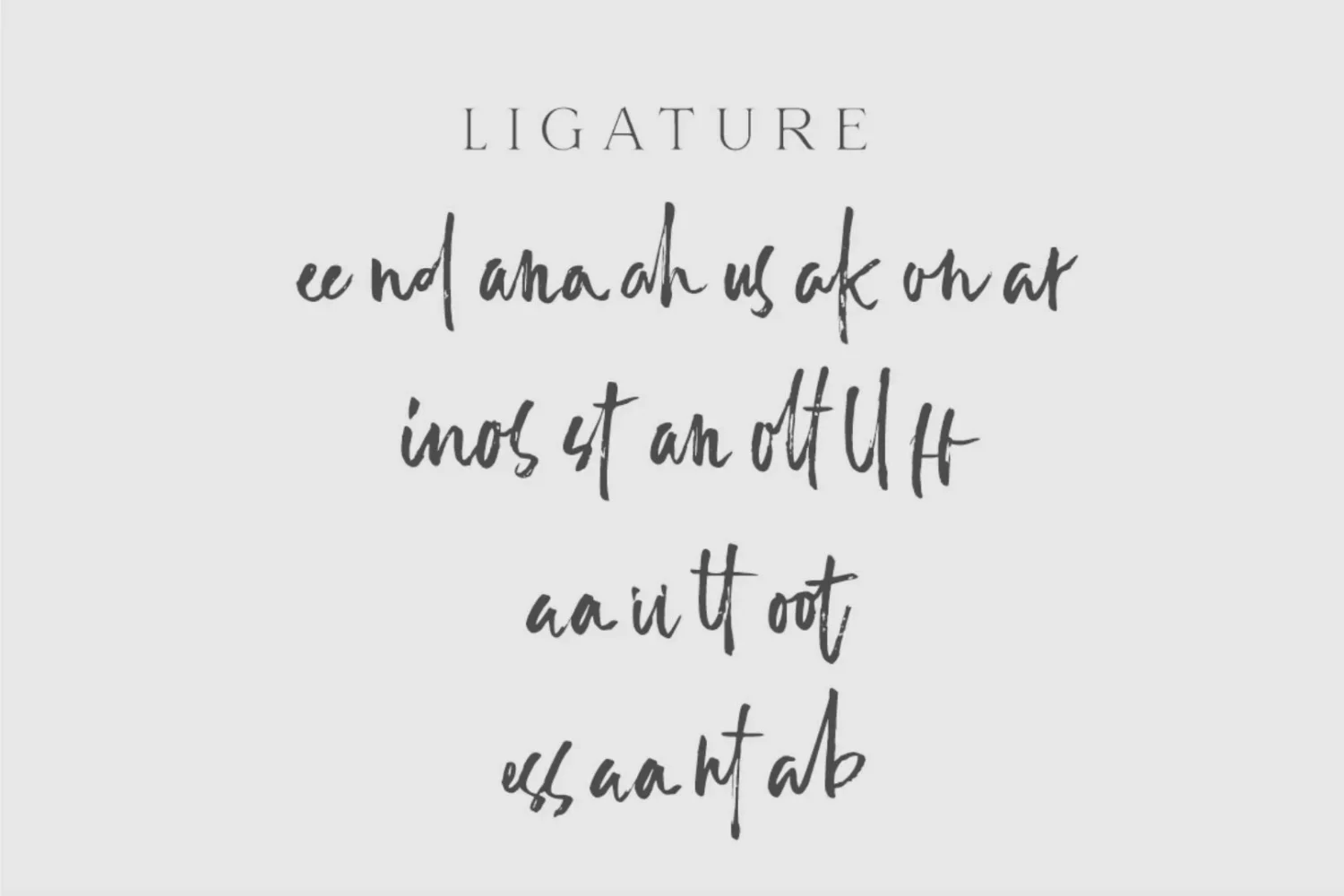 brush font