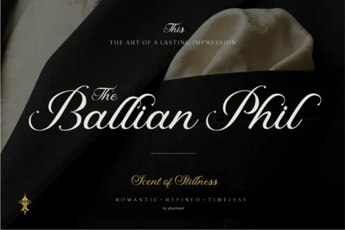 Elegant Luxury Calligraphy Script Font