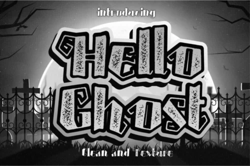 Hello Ghost - Expressive Display Font Family