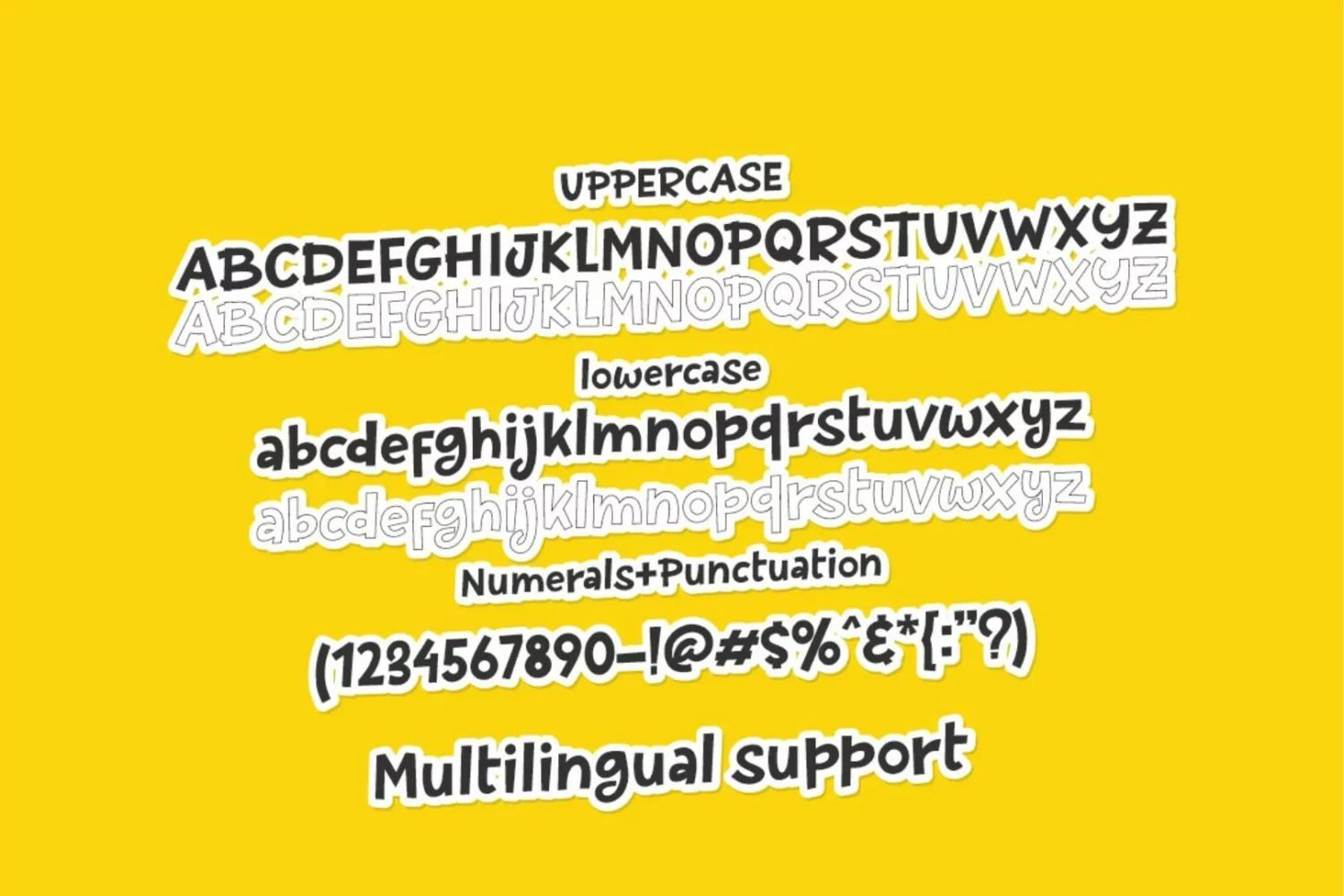 Playful Bold Display Font Duo