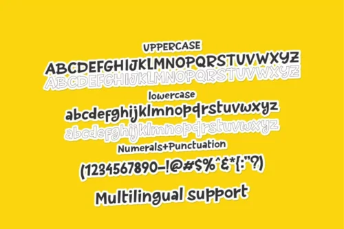Playful Bold Display Font Duo